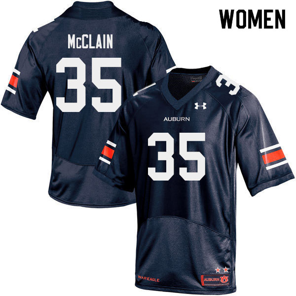 Women #35 Zakoby McClain Auburn Tigers College Football Jerseys Sale-Navy - Click Image to Close